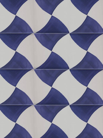 Carrelage Faience Motif Floral 1 Bleu Ciel - 15x15cm - FV2702248