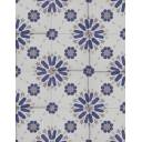 Carrelage Sol et Mur Grande Fleur 06 Bleu Ciel - 15x15cm - FV2702259