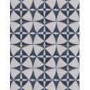 Carrelage Sol et Mur Rosace 02 Bleu Foncé - 15x15cm - FV2702263