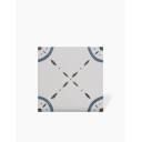 Carrelage Sol et Mur Fleur 05 Bleu Foncé - 15x15cm - FV2702266