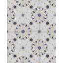 Carrelage Sol et Mur Grande Fleur 06 Bleu Foncé - 15x15cm - FV2702267
