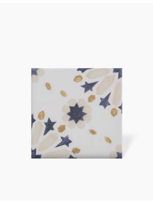 Carrelage Sol et Mur Grande Fleur 06 Bleu Foncé - 15x15cm - FV2702267