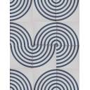 Carrelage Faience Motif Floral 1 Bleu Ciel - 15x15cm - FV2702248