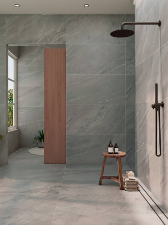 Carrelage Livigno Aspect Marbre Gris - 60x120cm - FV2702246