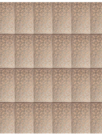 Carrelage Agadir Grès Cérame Rectangulaire Décor Terracotta Métallisé - 31x56cm - FV2702382