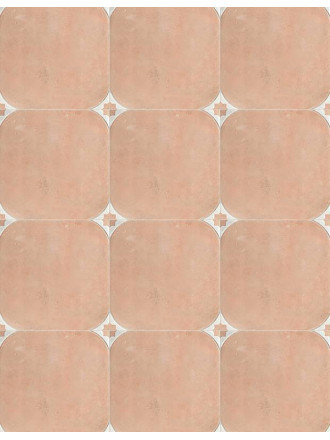 Carrelage Tetouan en Grès Cérame Nude et Blanc - 44x44cm - FV2702391