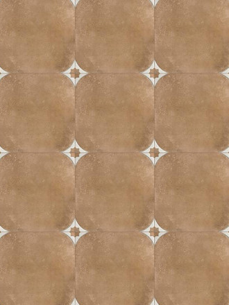 Carrelage Tetouan en Grès Cérame Marron et Blanc - 44x44cm - FV2702392