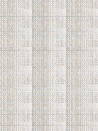 Carrelage Rectangulaire Tetouan en Grès Cérame à relief Sable et Blanc - 31x56cm - FV2702394