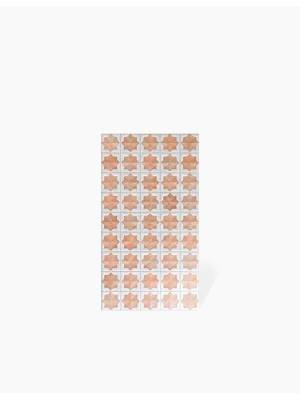 Carrelage Rectangulaire Tetouan en Grès Cérame à relief Nude et Blanc - 31x56cm - FV2702395