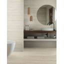 Carrelage Travertin Blanc Satiné et Rectifié - 62x120cm - FV2702396