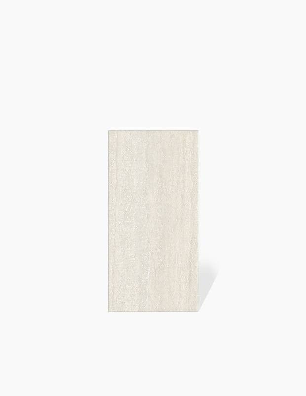 Carrelage Travertin Blanc Satiné et Rectifié - 62x120cm - FV2702396