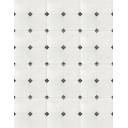 Carrelage pour Sol - Marbre Blanc avec Cabochon Noir - 58x58cm - FV2702402