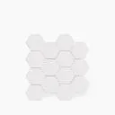 Carrelage Hexagonal Sur Maille Noir - 27x28cm - FV2702425