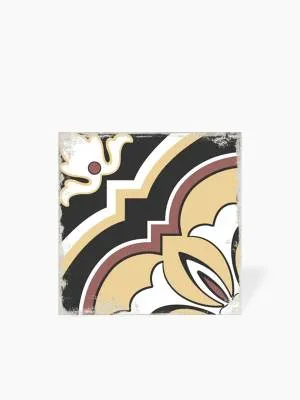 Carrelage Floral Vincennes en Grès Cérame Mat - 20x20cm - FV2702427
