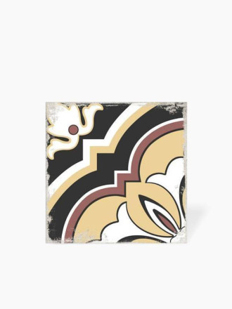 Carrelage Floral Vincennes en Grès Cérame Mat - 20x20cm - FV2702427