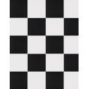 Carrelage Damier Noir et Blanc MIX - 20x20cm - FV2702430
