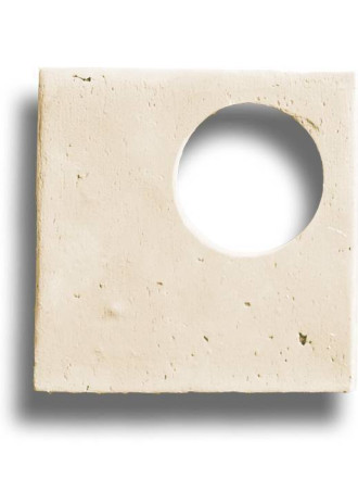 Carrelage Calandra - Terre Cuite Fait Main Base Beige Pale - 15x15cm - FV2702404