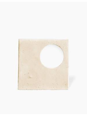 Carrelage Calandra - Terre Cuite Fait Main Modèle Insert 2 Beige Pale - 15x15cm - FV2702421