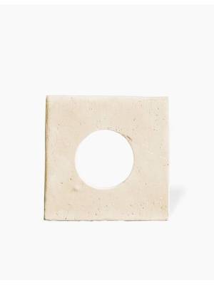 Carrelage Calandra - Terre Cuite Fait Main Modèle Insert 1 Beige Pale - 15x15cm - FV2702408