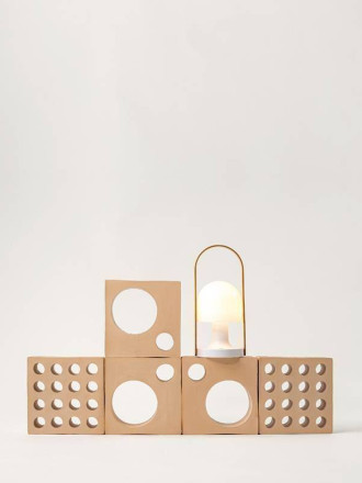 Claustra Eleonora - Terre Cuite Fait main - Modèle 1 Nature - 19.5x19.5cm - FV2702431