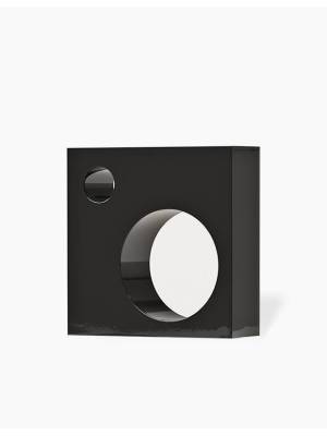 Claustra Eleonora - Terre Cuite Fait Main - Modèle 1 Noir Brillant - 19.5x19.5cm - FV2702433