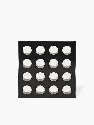 Claustra Eleonora - Terre Cuite Fait Main - Modèle 2 Noir Brillant - 19.5x19.5cm - FV2702434