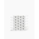 Carrelage Berlin - Plaquette Arrondie Blanc Brillant sur Maille - 30x30cm - FV2702480