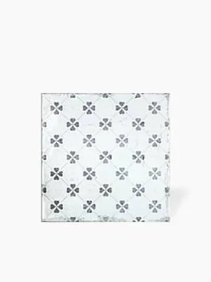 Carrelage Mural Irrégulier Diamant Motif Fleur 2 - 20x20cm - FV2702519