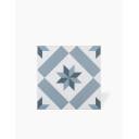 Carrelage Georgia - Motif 1 Bleu pour Sol et Mur -15x15cm - FV2702453