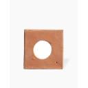 Carrelage Calandra - Terre Cuite Fait Main Modèle Insert 1 Terracotta Rouge - 15x15cm - FV2702410