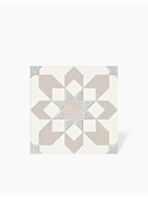 Carrelage Tara Fleur Taupe - 22.3x22.3cm - FV2702169