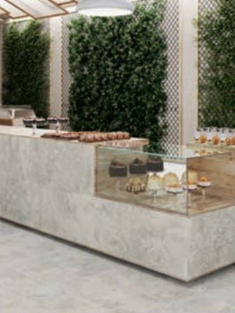 Carrelage Toscane Travertin Blanc Rectifié - 100x100cm - FV2702530