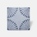 Carrelage Sol et Mur Munata Blanc et Bleu - 20x20cm - FV2702229