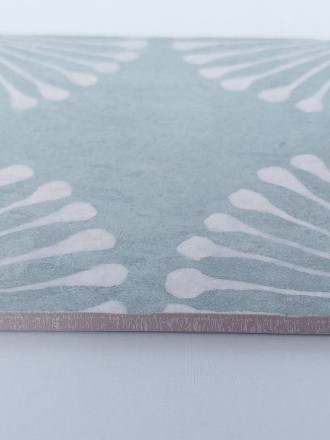 Carrelage Sol et Mur Munata Blanc et Bleu - 20x20cm - FV2702229