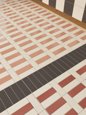 Carrelage Fragment Crème 3.7x11.6cm - FV2702023