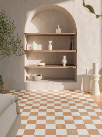 CARRELAGE CARRÉ BLANC BRILLANT 11X11 CM - MA2303497