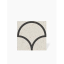 Carrelage Motif Ecaille Aspect Terrazzo Blanc 20x20cm - R10 - FV2702140
