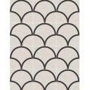 Carrelage Motif Ecaille Aspect Terrazzo Blanc 20x20cm - R10 - FV2702140