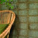 Carrelage Mural Groovy Relief Marron Nacré - 10x20cm - DC2025019