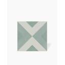 Carrelage Brienne Vert d'Eau - Grès Cérame pour sol et mur - 15x15cm - DC2025051