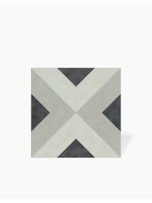 Carrelage Brienne Noir Charbon - Grès Cérame pour sol et mur - 15x15cm - DC2025052