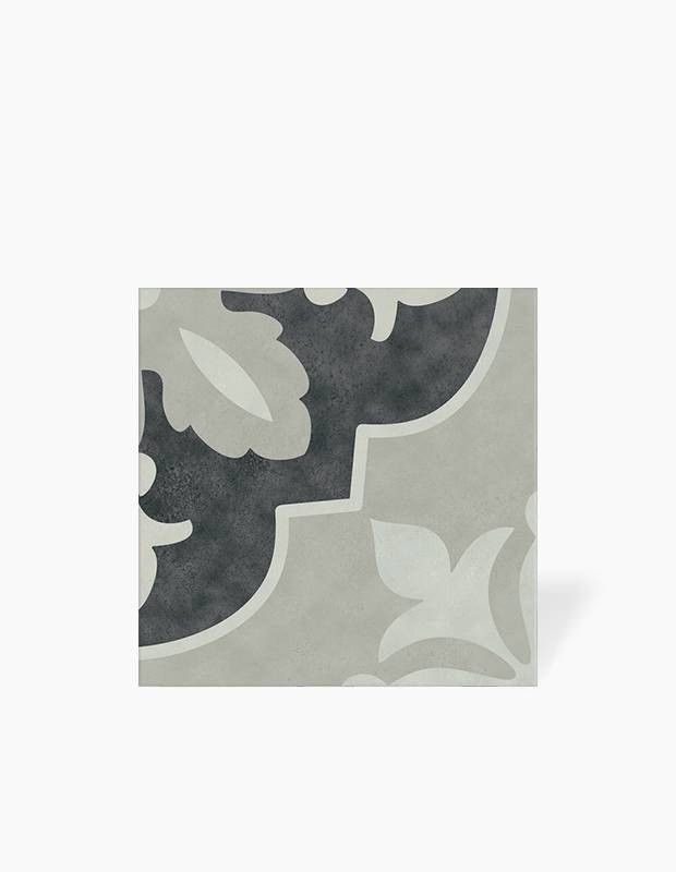 Carrelage Nouma Noir Charbon - Grès Cérame pour sol et mur - 15x15cm - DC2025054