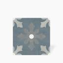 Carrezlage Dinaia Bleu et Gris - Grès Cérame pour sol et mur - 15x15cm - DC2025056