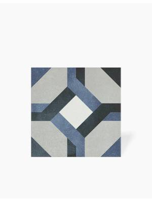 Carrelage Laura - Bleu - Grès Cérame pour sol et mur - 15x15cm - DC2025059
