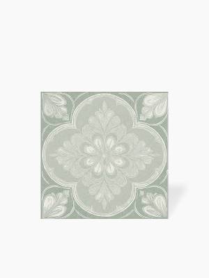 Carrelage Vienna - Vert d'Eau - Grès Cérame pour sol et mur - 15x15cm - DC2025061
