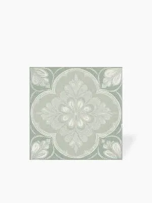Carrelage Vienna - Vert d'Eau - Grès Cérame pour sol et mur - 15x15cm - DC2025061