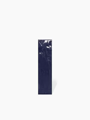 Faience Rectangulaire Brillante Embossée - Bleu Intense - 6.5x25cm - DC2025065 