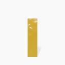 Faience Rectangulaire Brillante Embossée - Jaune Moutarde - 6.5x25cm - DC2025066