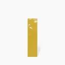 Faience Rectangulaire Brillante Embossée - Jaune Moutarde - 6.5x25cm - DC2025066