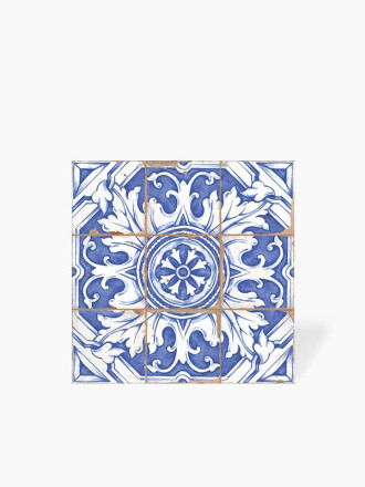 Faience Rétro Méditerranée en Grès - 33x33cm - DC2025109